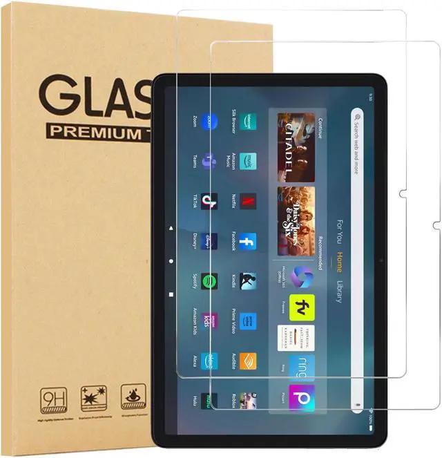 Alt view image 5 of 5 - For Amazon Fire Max 11 Case + 2 Tempered Glass Screen Protector for Amazon Fire Max 11" Tablet (13th Generation, 2023 Released)- Lightweight Slim Folding Stand Case Auto Wake/Sleep Folio Cover- Flower