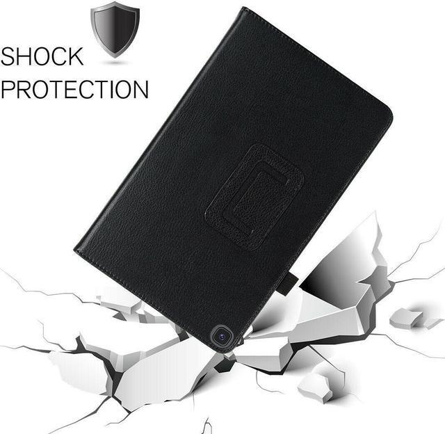 Alt view image 5 of 5 - Onn 11'' Tablet Pro Case and Screen Protector- Slim Lightweight Folding Folio Stand Cover PU Leather Protective Case + 2 Tempered Glass Screen Protector for ONN 11 inch Tablet Pro 2023 Model (Black)