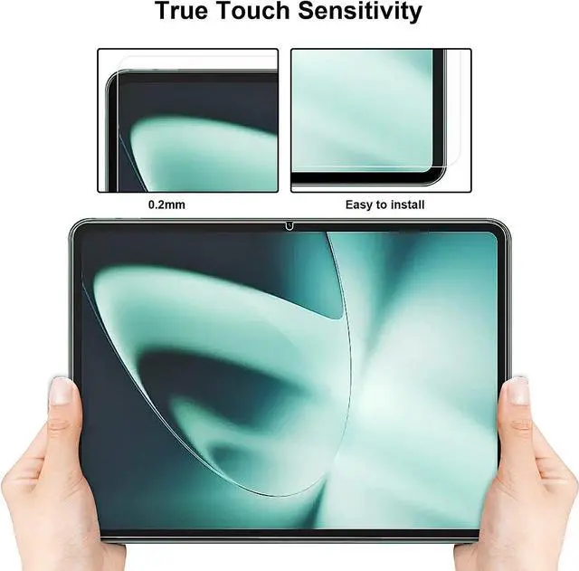 Alt view image 4 of 5 - OnePlus Pad Glass Screen Protector - 9H Hardness, Anti-Scratch, Tempered Glass Screen Cover, Case Friendly, Anti-Scratch Screen Protector Film for OnePlus Pad 11.61 inch Tablet (1 Piece)