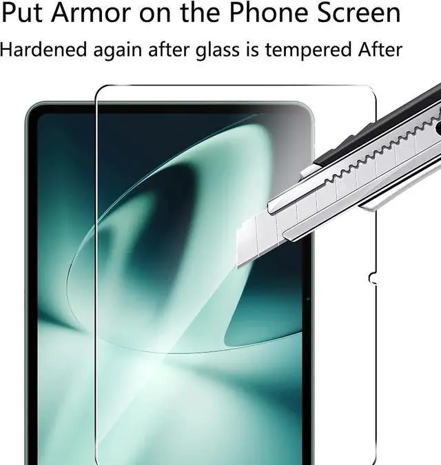 Alt view image 5 of 5 - OnePlus Pad Glass Screen Protector - 9H Hardness, Anti-Scratch, Tempered Glass Screen Cover, Case Friendly, Anti-Scratch Screen Protector Film for OnePlus Pad 11.61 inch Tablet (2 Pieces)