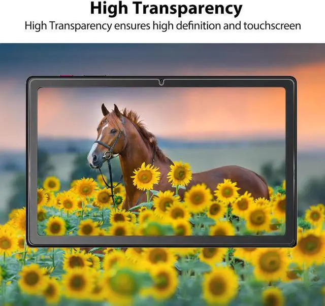 Alt view image 4 of 7 - T-Mobile REVVL TAB 5G Screen Protector Tempered Glass Screen Cover High Definition 9H Hardness Anti-Scratch Bubble Free Case Friendly Screen Protector for REVVL Tab 5G 10.36-inch Tablet (1 Piece)