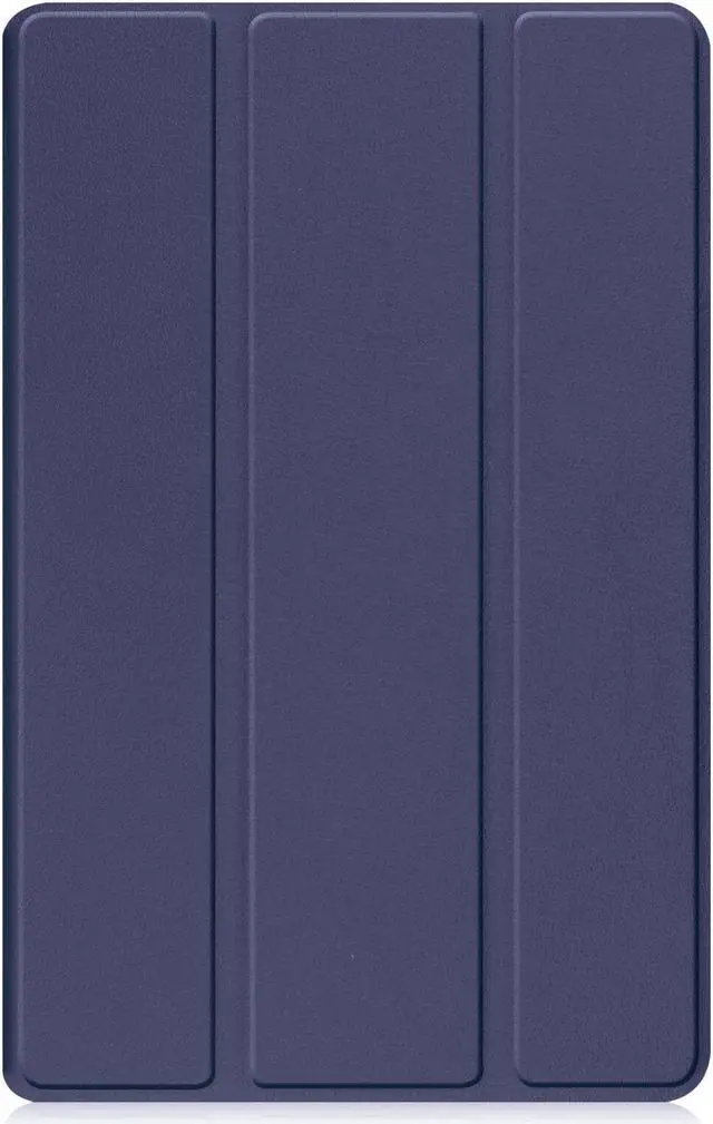 Alt view image 2 of 7 - Tri-Fold Case for Samsung Galaxy Tab A9 Plus 11 Inch SM-X210 SM-X215 SM-X216 SM-X218 - Slim Stand Hard Back Shell Protective Cover with Auto Sleep Wake for Smasung Galaxy Tab A9+ 5G 11" 2023 (Blue)