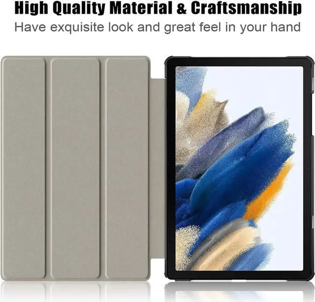 Alt view image 6 of 6 - Tri-Fold Case for Samsung Galaxy Tab A9 Plus 11 Inch SM-X210 SM-X215 SM-X216 SM-X218 - Slim Stand Hard Back Shell Protective Cover with Auto Sleep Wake for Smasung Galaxy Tab A9+ 5G 11" (Forest Dusk)