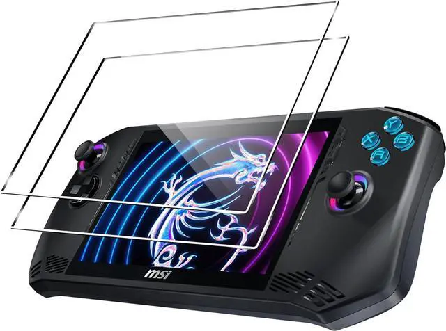 Main image of Screen Protector For MSI Handheld CLAW A1M 7" - Anti Scratch 9H Hardness Tempered Glass Screen Protector (2 Pieces)