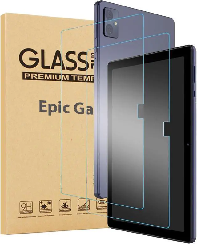 Main image of anicestore 2-Pack Glass Screen Protector For VORTEX T10M Pro Tablet 10.1 Inch Tablet - Tempered Glass Film High Definition 9H Hardness