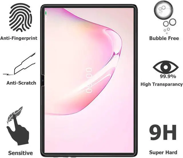 Alt view image 2 of 6 - anicestore (2-Pack) Screen Protector for ONN 10.1''/ ONN 10.1 Inch Kids Tablet (2024 Model, 4th Generation) Tempered Glass Film 9H Hardness Screen Saver for Walmart 2024 ONN Surf 10.1 Inch Tablet