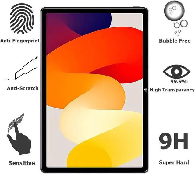 Alt view image 2 of 5 - anicestore (2 Pack) Screen Protector for Xiaomi Redmi Pad SE 11 Inch Tablet 2023 Released - High Definition Anti Scratch 9H Hardness Tempered Glass Film Screen Saver for Redmi Pad SE 11" Tablet