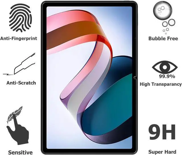 Alt view image 2 of 6 - anicestore for Xiaomi Redmi Pad 10.61 inch Screen Protector, 9H Hardness, Anti-Scratch, Tempered Glass flim, Case Friendly, Anti-Fingerprint, Anti-Scratch (2PACK)
