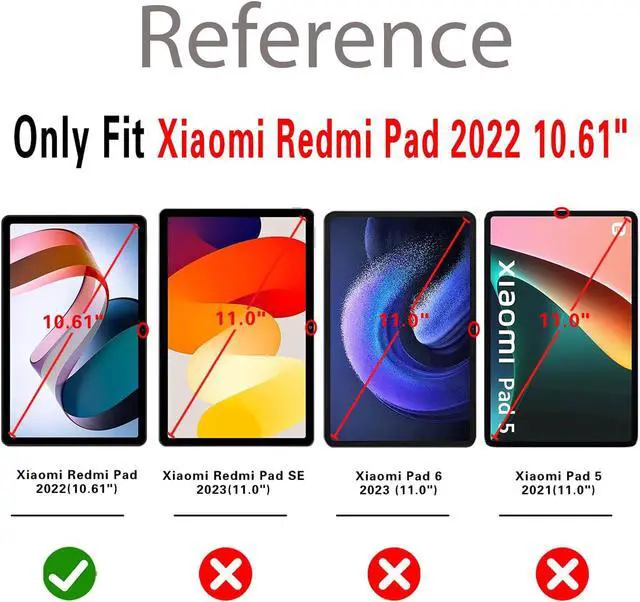 Alt view image 3 of 6 - anicestore for Xiaomi Redmi Pad 10.61 inch Screen Protector, 9H Hardness, Anti-Scratch, Tempered Glass flim, Case Friendly, Anti-Fingerprint, Anti-Scratch (2PACK)