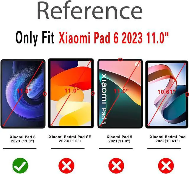 Alt view image 3 of 6 - anicestore (2 Pack) Screen Protector for Xiaomi Pad 6 (11 inches) / Xiaomi Pad 6 Pro (11 inches) - High Definition Anti Scratch 9H Hardness Easy Installation Tempered Glass Film Screen Saver