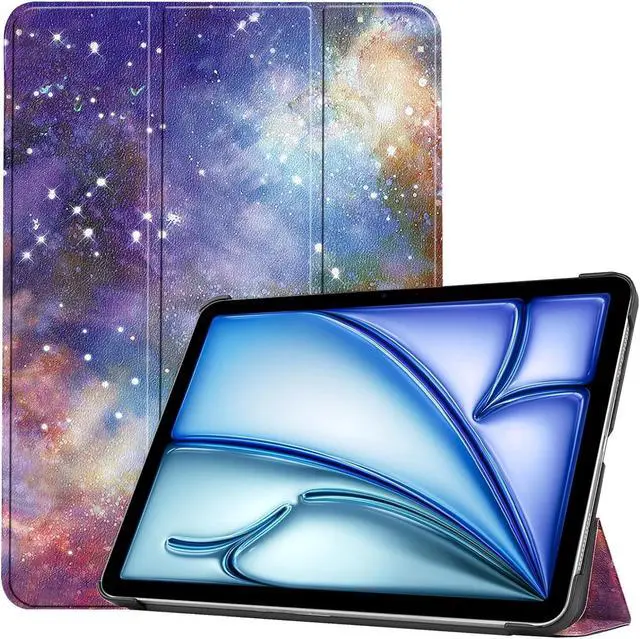 Main image of anicestore Case for iPad Air 11 Inch (M3/M2) - Slim Lightweight Protective Shell Case Auto Sleep/Wake Trifold Stand Cover for iPad Air 11"/10.9" (7th/6th/5th/4th Gen) 2025/2024/2022/2020 (Galaxy)
