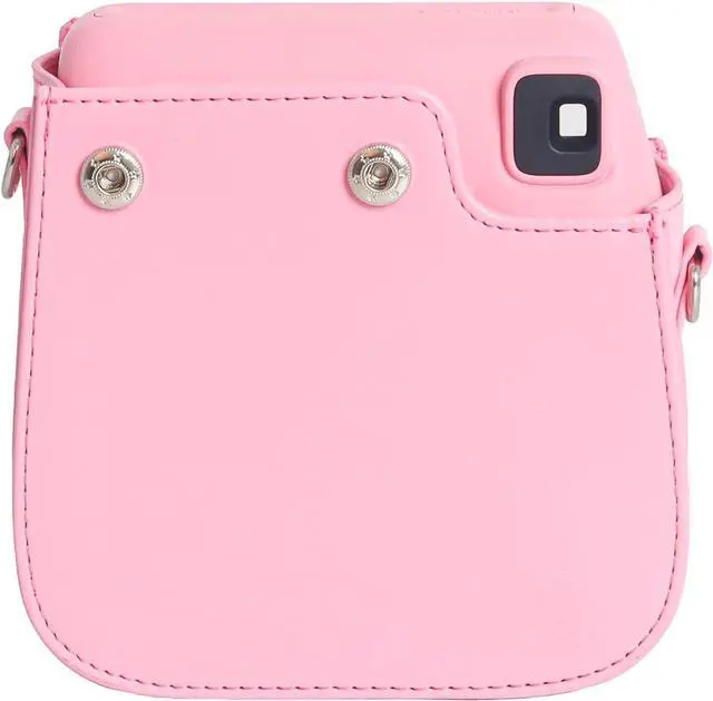 Alt view image 4 of 7 - Camera Case for Fujifilm Instax Mini SE / 7+ Instant Camera Protective Carrying Bag PU Leather with Adjustable Shoulder Straps Fujifilm Instax Mini SE Case / Fujifilm Instax Mini 7 Plus Case (Pink)