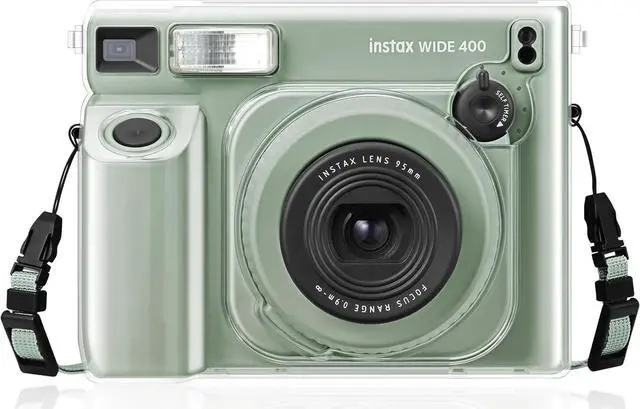 Main image of Protective Clear Case for Fujifilm Instax Wide 400 Camera with Removable Shoulder Strap - Crystal Hard Cover Carrying Cover Bag for Fujifilm INSTAX Wide 400 Instant Camera