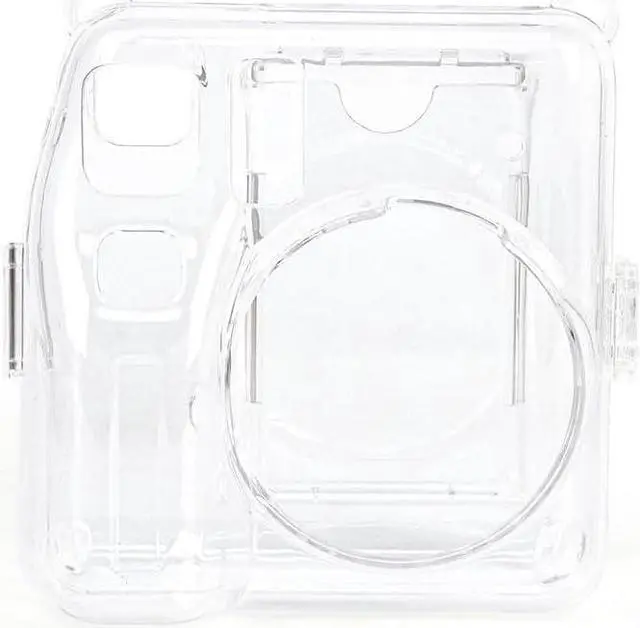 Alt view image 7 of 7 - Clear Case for Fujifilm Instax Mini SE Instant Camera - Protective Crystal Hard Shell Cover with Films Pocket Pouch for Storing 10PCS Photos, Best Accessories for Fujifilm instax Mini SE Camera