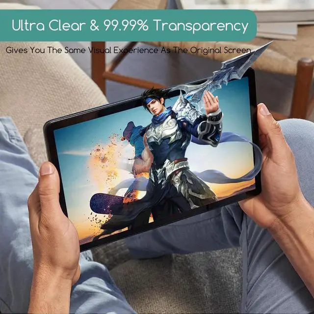 Alt view image 6 of 7 - [2-Pack] Screen Protector Compatible with Samsung Galaxy Tab S10 Ultra/ S9 Ultra/ S8 Ultra 14.6", [HD Clarity] [9 Hardness] Tempered Glass Replacement for SM-X920/SM-X910/SM-X900/SM-X906 14.6 inch