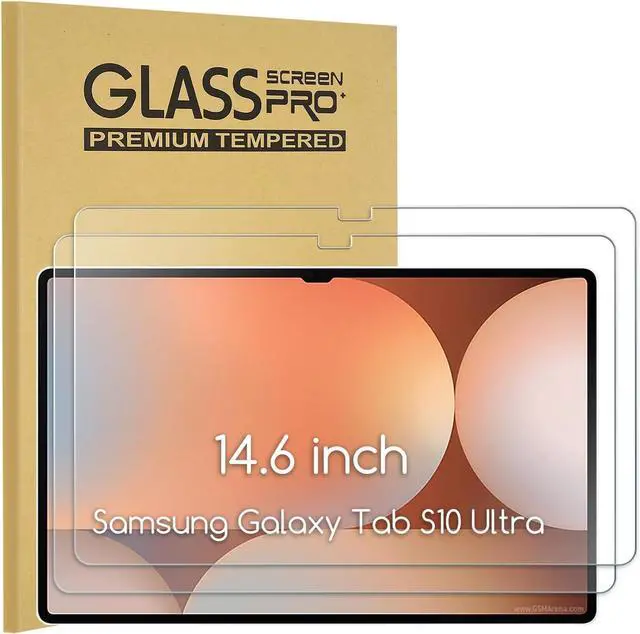 Main image of [2-Pack] Screen Protector Compatible with Samsung Galaxy Tab S10 Ultra/ S9 Ultra/ S8 Ultra 14.6", [HD Clarity] [9 Hardness] Tempered Glass Replacement for SM-X920/SM-X910/SM-X900/SM-X906 14.6 inch
