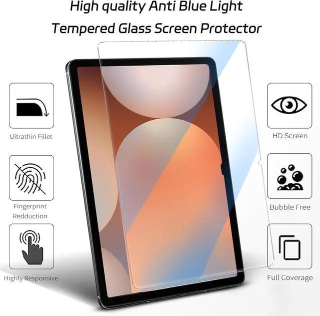 Alt view image 3 of 7 - [2-Pack] Screen Protector Compatible with Samsung Galaxy Tab S10 Ultra/ S9 Ultra/ S8 Ultra 14.6", [HD Clarity] [9 Hardness] Tempered Glass Replacement for SM-X920/SM-X910/SM-X900/SM-X906 14.6 inch