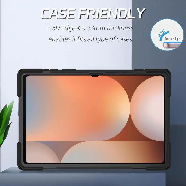 Alt view image 7 of 7 - [2-Pack] Screen Protector Compatible with Samsung Galaxy Tab S10 Ultra/ S9 Ultra/ S8 Ultra 14.6", [HD Clarity] [9 Hardness] Tempered Glass Replacement for SM-X920/SM-X910/SM-X900/SM-X906 14.6 inch