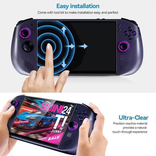 Alt view image 6 of 7 - Screen Protector For Lenovo Legion Go S 8 Inch Gaming Handheld 2025 - Anti Scratch 9H Hardness Tempered Glass Screen Protector (2 Pieces)