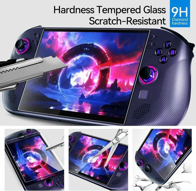 Alt view image 4 of 7 - Screen Protector For Lenovo Legion Go S 8 Inch Gaming Handheld 2025 - Anti Scratch 9H Hardness Tempered Glass Screen Protector (2 Pieces)
