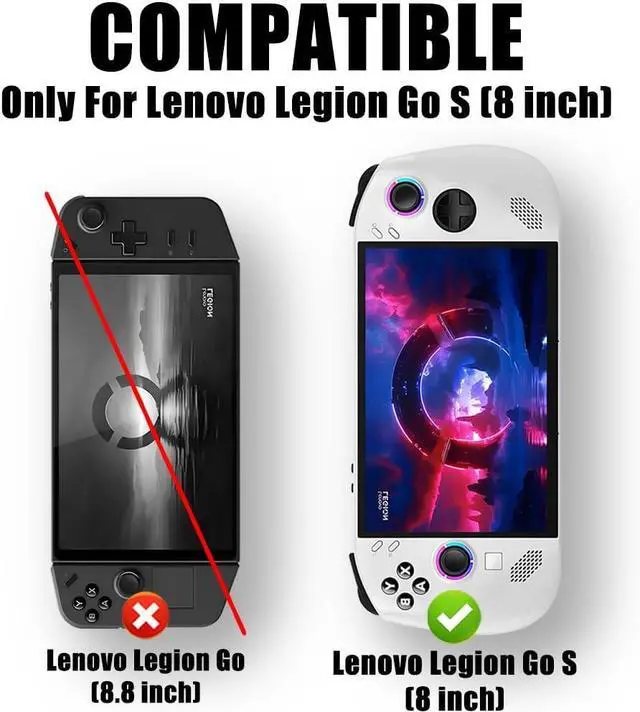 Alt view image 2 of 7 - Screen Protector For Lenovo Legion Go S 8 Inch Gaming Handheld 2025 - Anti Scratch 9H Hardness Tempered Glass Screen Protector (2 Pieces)