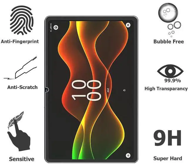 Alt view image 2 of 4 - [2 Pack] Celero 5G Tab Screen Protector Tempered Glass Scratch Resistance Case Friendly 9H hardness Screen Saver for Boost Mobile Celero5G Tablet 10.9 Inch 2025 Released