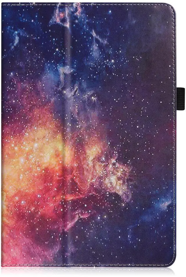 Alt view image 7 of 7 - Case for T-Mobile REVVL Tab 2 5G 10.1 Inch Tablet 2025 Release - Lightweight Folio Stand Cover Support Auto Wake/Sleep PU Leather Case for REVVL Tab 2 (2025) + 1 Stylus Pen (Black) Star Galaxy