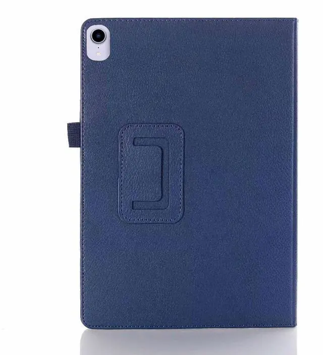 Alt view image 4 of 7 - anicestore Case for iPad (A16) 11th Generation 11 Inch (2025), and iPad 10th Generation 10.9 Inch  - Lightweight Folio Stand Cover PU Leather Case for iPad 11"/10.9" with 1 Random Stylus (Blue)