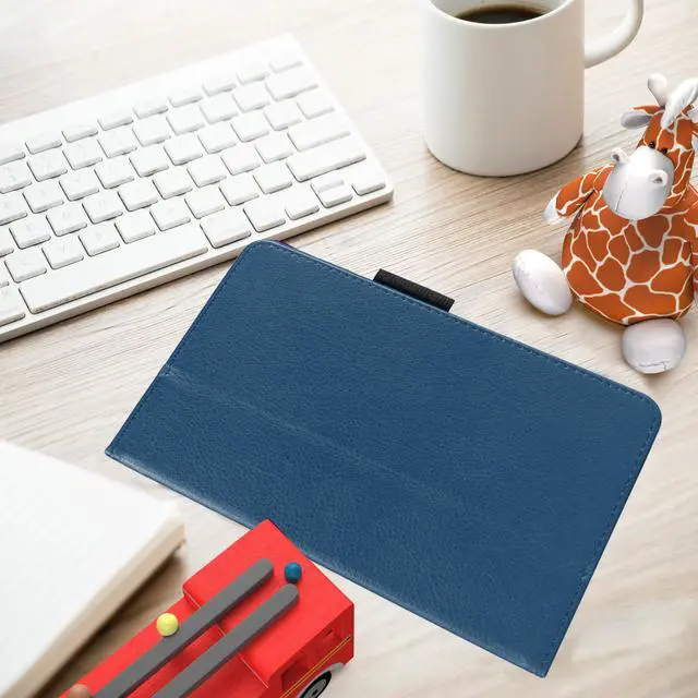 Alt view image 6 of 7 - anicestore Case for iPad (A16) 11th Generation 11 Inch (2025), and iPad 10th Generation 10.9 Inch  - Lightweight Folio Stand Cover PU Leather Case for iPad 11"/10.9" with 1 Random Stylus (Blue)