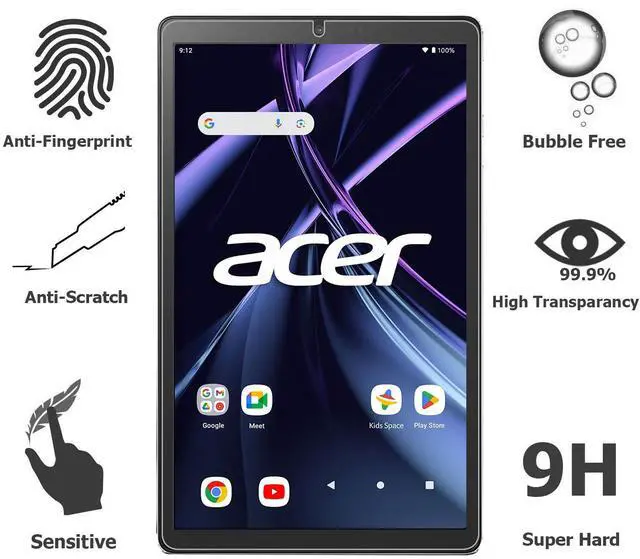 Alt view image 2 of 5 - anicestore (2 Pack) Glass Screen Protector for Acer Iconia Tab A8 8.7 Inch - Tempered Glass Film/ High Definition/ 9H Hardness/ Scratch Resistant Tempered Glass for Acer Iconia Tab A8-11-A30S Tablet