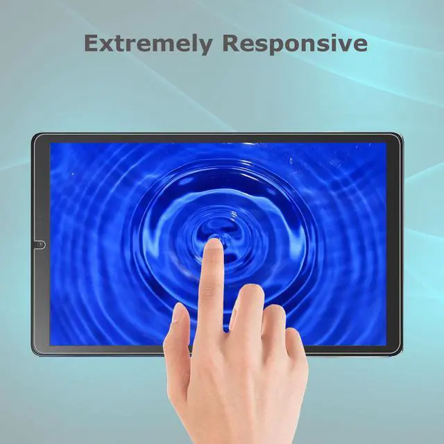 Alt view image 4 of 5 - anicestore (2 Pack) Glass Screen Protector for Acer Iconia Tab A8 8.7 Inch - Tempered Glass Film/ High Definition/ 9H Hardness/ Scratch Resistant Tempered Glass for Acer Iconia Tab A8-11-A30S Tablet