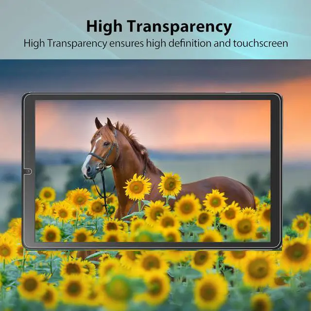 Alt view image 5 of 5 - anicestore (2 Pack) Glass Screen Protector for Acer Iconia Tab A8 8.7 Inch - Tempered Glass Film/ High Definition/ 9H Hardness/ Scratch Resistant Tempered Glass for Acer Iconia Tab A8-11-A30S Tablet