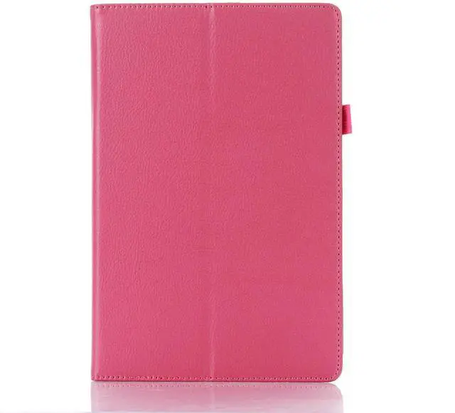 Alt view image 3 of 6 - Case for Samsung Galaxy Tab S10 Lite/ S10 FE/ S9 FE 5G 10.9 Inch/Tab S9 11 Inch with 2PCS Tempered Glass Screen Protector - Lightweight Folio PU Leather Folding Stand Cover with S Pen Holder - Pink