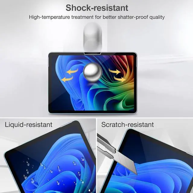 Alt view image 6 of 7 - anicestore 2-Pack Screen Protector for Surface Pro 12 inch 2025 Tempered Glass Screen Saver Case Friendly, Surface Pen Compatible for Microsoft Surface Pro Laptop/Tablet 12" Touchscreen Display