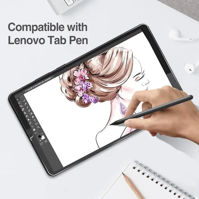 Alt view image 5 of 7 - anicestore [2 Pack] Lenovo Tab One (8.7 inch) Screen Protector Tempered Glass, Anti Scratch, Bubble Free Screen Saver Screen Cover for Lenovo Tab One TB305FU Tablet - 8.7"