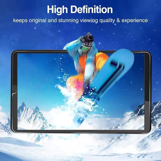 Alt view image 6 of 7 - anicestore [2 Pack] Lenovo Tab One (8.7 inch) Screen Protector Tempered Glass, Anti Scratch, Bubble Free Screen Saver Screen Cover for Lenovo Tab One TB305FU Tablet - 8.7"