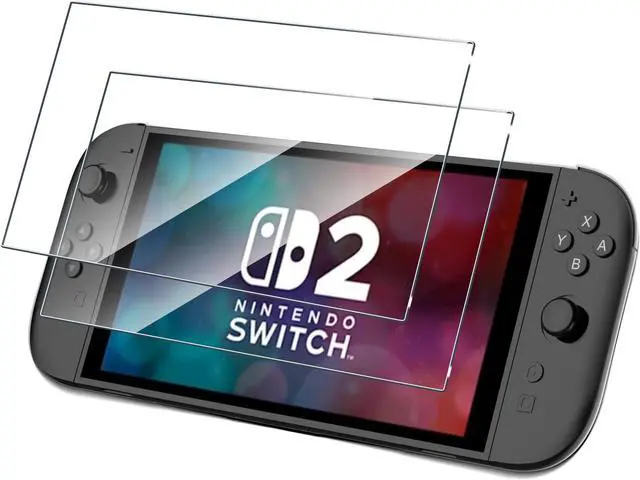 Alt view image 3 of 7 - [2-Pack] Tempered Glass Screen Protector for Nintendo Switch 2 (2025), Ultra HD Glass Protector Full Coverage 9H Hardness Scratch Resistant Accessories for Nintendo Switch 2 [7.9 Inch] 2025