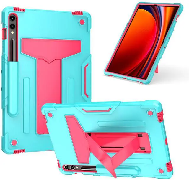 Main image of Case for Samsung Galaxy Tab S10 Lite/ S10 FE/ S9 FE 5G 10.9 Inch/ Tab S9 11 Inch - Shockproof Protective Hard Shell with Kickstand & S Pen Holder for Samsung Tab S10 Lite/ S10 FE / S9 FE / S9 (Teal)