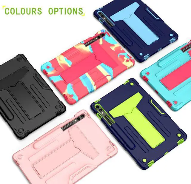 Alt view image 7 of 7 - Case for Samsung Galaxy Tab S10 Lite/ S10 FE/ S9 FE 5G 10.9 Inch/ Tab S9 11 Inch - Shockproof Protective Hard Shell with Kickstand & S Pen Holder for Samsung Tab S10 Lite/ S10 FE / S9 FE / S9 (Green)