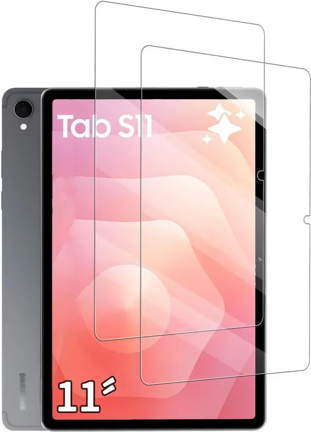 Alt view image 2 of 6 - [2 Pack] Screen Protector for Samsung Galaxy Tab S11 11" (SM-X736/ SM-X730/ SM-X736B) Anti-Scratch Anti-Fingerprint Bubble Free 9H Hardness Tempered Glass Screen Protector for Samsung Tab S11 11 inch