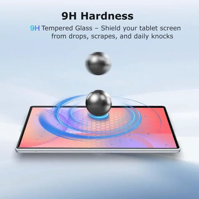 Alt view image 6 of 7 - 2 Pack Glass Screen Protector for Samsung Galaxy Tab S10 Lite 10.9 Inch, Anti-Scratch/ Case Friendly/ 9H Tempered Glass Film/ HD Clear/ Bubble-Free 9H Tempered Glass for Samsung Galaxy S10 Lite Tablet