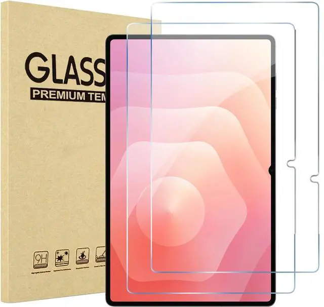 Alt view image 2 of 7 - anicestore Case for Samsung Galaxy Tab S11 (11") Tablet with 2PCS Tempered Glass Screen Protector - Full-Body Protective Silicone Kickstand Cover for Samsung Tab S11 (11 inch) SM-X736/SM-X730 (Purple)