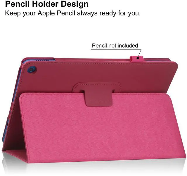 Alt view image 6 of 7 - Case for Samsung Galaxy Tab A11 Plus / A11+ 11 inch Tablet 2026 Released - Lightweight Folio Stand Cover PU Leather Case for Samsung Galaxy Tab A11+ 5G 11" SM-X230/ X235/ X236 /X238 + 1 Stylus - Pink