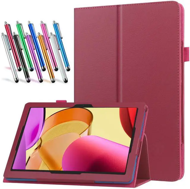 Main image of Case for Samsung Galaxy Tab A11 Plus / A11+ 11 inch Tablet 2026 Released - Lightweight Folio Stand Cover PU Leather Case for Samsung Galaxy Tab A11+ 5G 11" SM-X230/ X235/ X236 /X238 + 1 Stylus - Pink