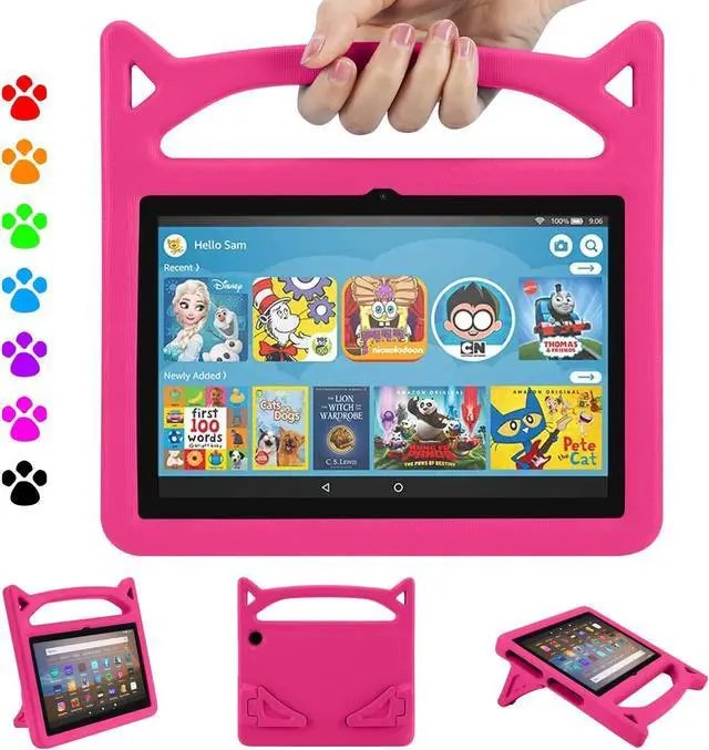 Main image of Galaxy Tab A11 Plus Case 11 Inch - Lightweight Shockproof Kids Friendly Cover with Handle Stand Case for Samsung Galaxy Tab A11+ / A9+ 11" Tablet SM-X230/X235/X236/X238/X210/X215/X216/X218 (Pink)