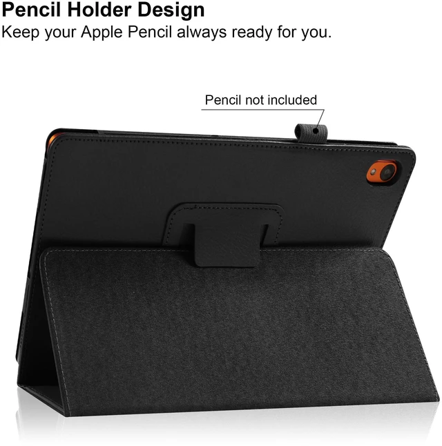 Alt view image 5 of 7 - anicestore Case for Onn 8.1 Inch Core Tablet (2026 Model) - Slim Lightweight Folio Folding Stand Case PU Leather Cover for Onn. 8.1" Tablet 2026 Released (5th Gen) with 1 Random Color Stylus - Black