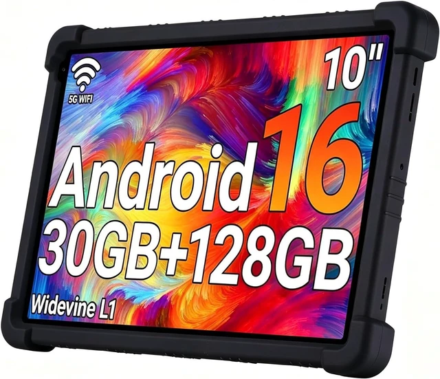 Alt view image 4 of 7 - Case for Urao X109 10.1" Android 16 Tablet 2026 - Kids-Friendly Soft Silicone Protective Cover with Adjustable Stand, Shockproof Drop-Proof Case for URAO X109 Tablet 10.1 Inch (Black)
