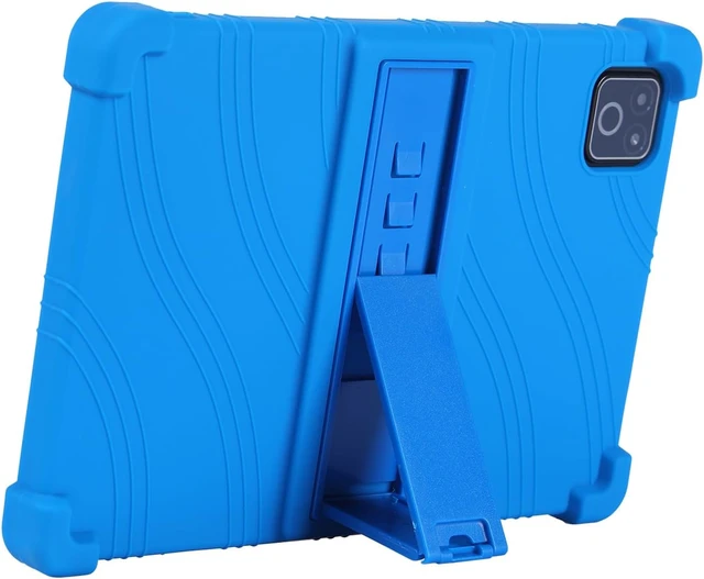 Alt view image 4 of 7 - Case for Urao X109 10.1" Android 16 Tablet 2026 - Kids-Friendly Soft Silicone Protective Cover with Adjustable Stand, Shockproof Drop-Proof Case for URAO X109 Tablet 10.1 Inch (Blue)