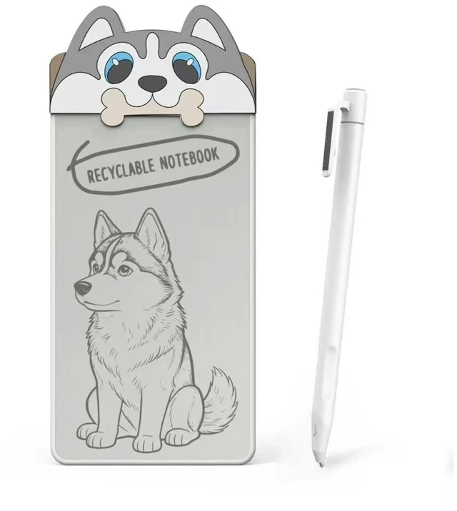 Main image of Small White Board Dry Erase, 5.5 x 3 Inch Magnetic Dry Erase Board for Refrigerator, Grocery List & Notes, Fridge Memo Board with Eraser & Stylus (Husky)