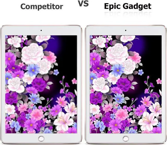 Alt view image 3 of 3 - iPad Pro 10.5" Screen Protector, EpicGadget(TM) For iPad 10.5 Inch Apple Pen Compatible Ultra HD Clear Anti Bubble Anti Fingerprint Anti Scratch 9H Hardness Tempered Glass Screen Protector